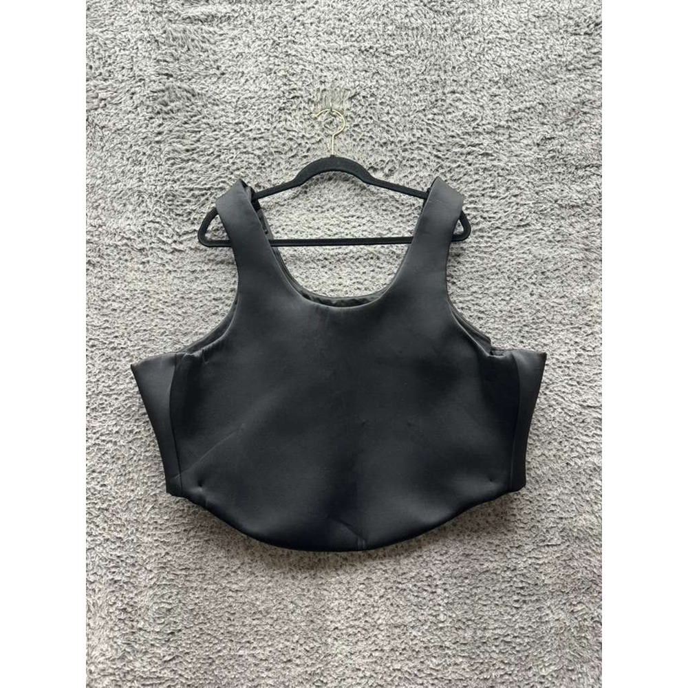 Runway Marc Jacobs Bustier  Sleeveless‎ Cropped Tank Top Black Womens Size S
